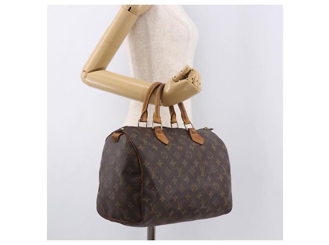 LOUIS VUITTON Borsa Monogram Speedy 30 M41526 LV Auth 186894 Monogramma - vista 22