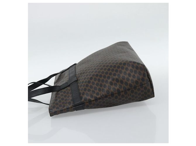 Céline Borsa Tote CELINE Macadam in tela e pelle PVC nera e oro Auth ka4807 Nero D'oro - vista 3