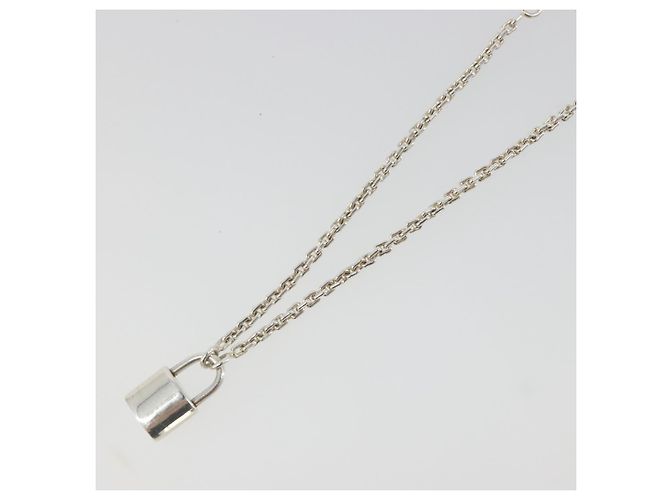 Bracciale LOUIS VUITTON Bracciale Silver Lockit Ag925 Silver Q95450 Auth 186237A Argento - vista 9