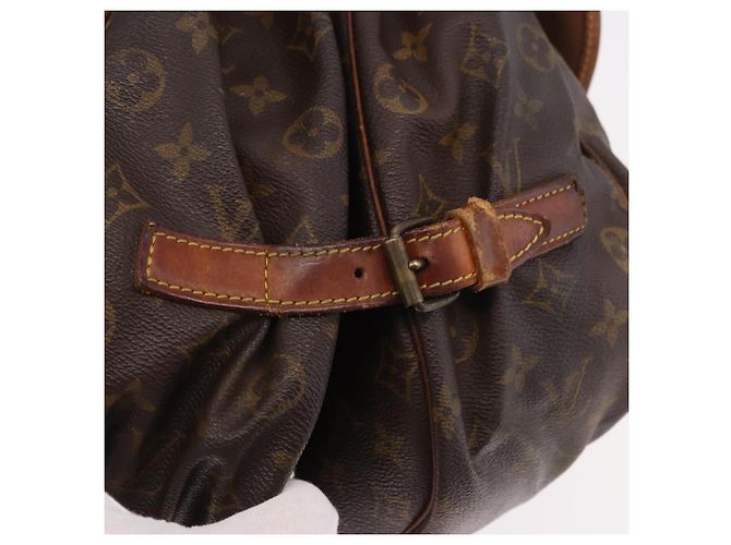 LOUIS VUITTON Borsa a Spalla Monogram Saumur 35 M42254 LV Auth 184676 Monogramma - vista 20