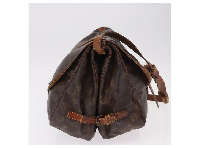LOUIS VUITTON Borsa a Spalla Monogram Saumur 35 M42254 LV Auth 184676 Monogramma - vista 4