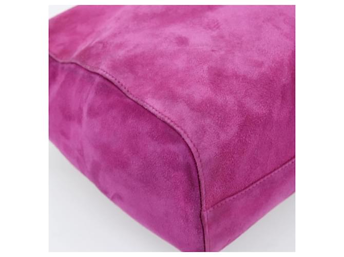 Borsa PRADA in scamosciato viola e oro Auth 185913 D'oro Porpora - vista 16