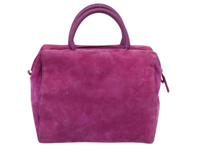 Borsa PRADA in scamosciato viola e oro Auth 185913 D'oro Porpora - vista 2