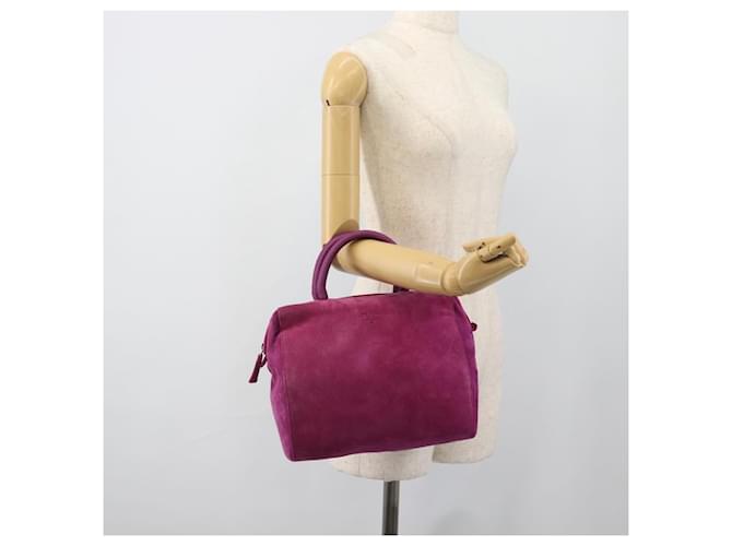Borsa PRADA in scamosciato viola e oro Auth 185913 D'oro Porpora - vista 24