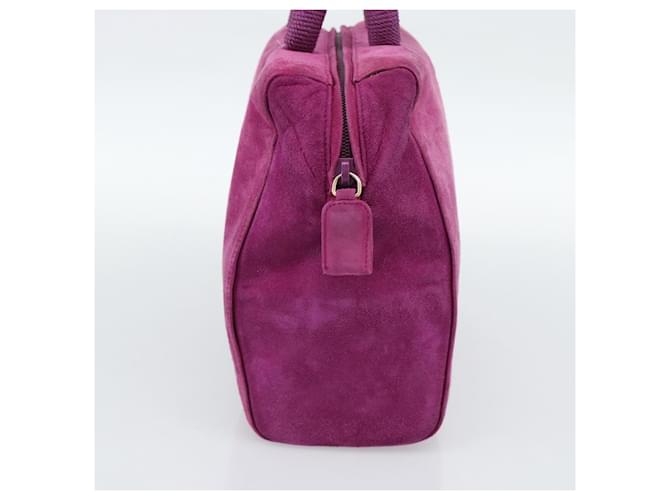 Borsa PRADA in scamosciato viola e oro Auth 185913 D'oro Porpora - vista 3