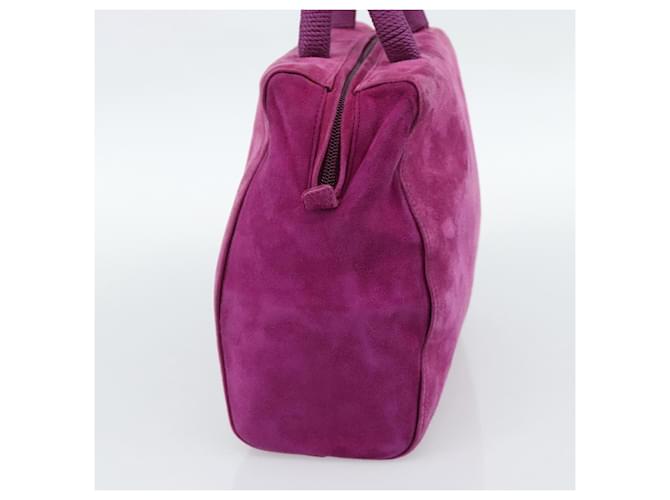 Borsa PRADA in scamosciato viola e oro Auth 185913 D'oro Porpora - vista 4