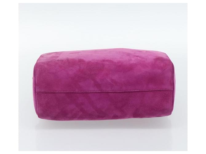Borsa PRADA in scamosciato viola e oro Auth 185913 D'oro Porpora - vista 5