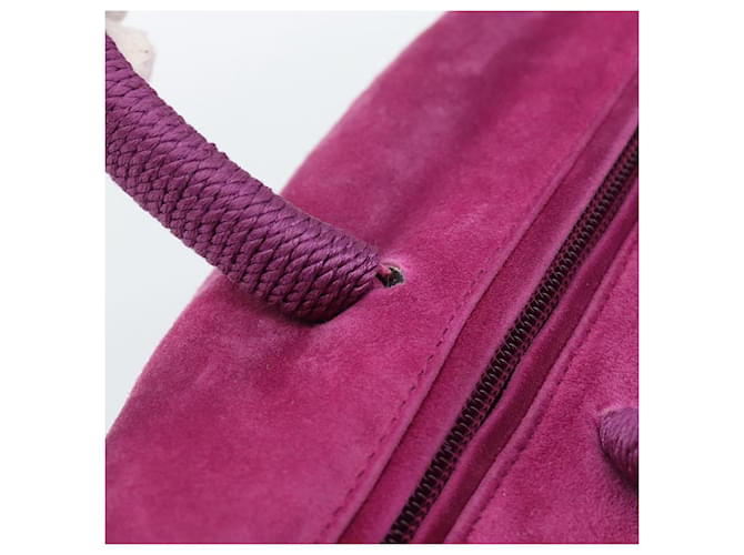Borsa PRADA in scamosciato viola e oro Auth 185913 D'oro Porpora - vista 7