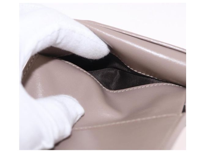 Portafoglio GUCCI GG Supreme PVC Beige Oro 795060 Auth 186154M D'oro - vista 21