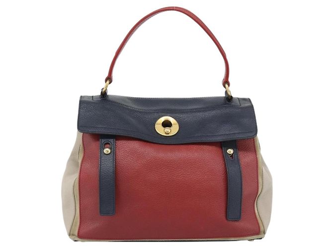 Borsa a Spalla Salvatore Ferragamo in Pelle Beige Oro Auth 187550A D'oro - vista 13