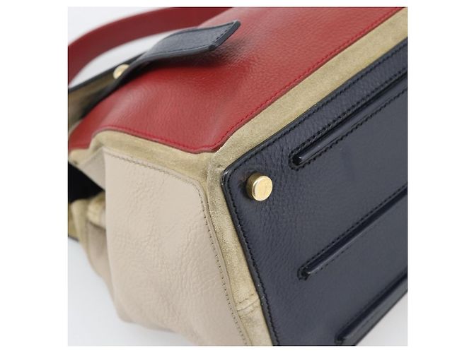 Borsa a Spalla Salvatore Ferragamo in Pelle Beige Oro Auth 187550A D'oro - vista 14