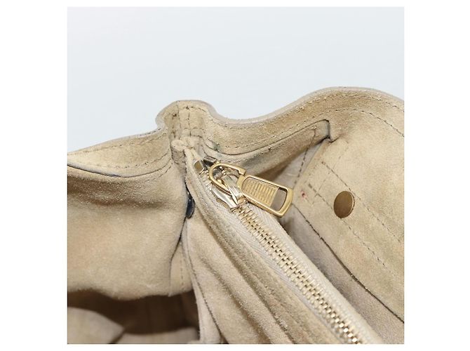 Borsa a Spalla Salvatore Ferragamo in Pelle Beige Oro Auth 187550A D'oro - vista 21