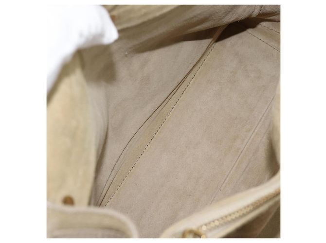 Borsa a Spalla Salvatore Ferragamo in Pelle Beige Oro Auth 187550A D'oro - vista 23
