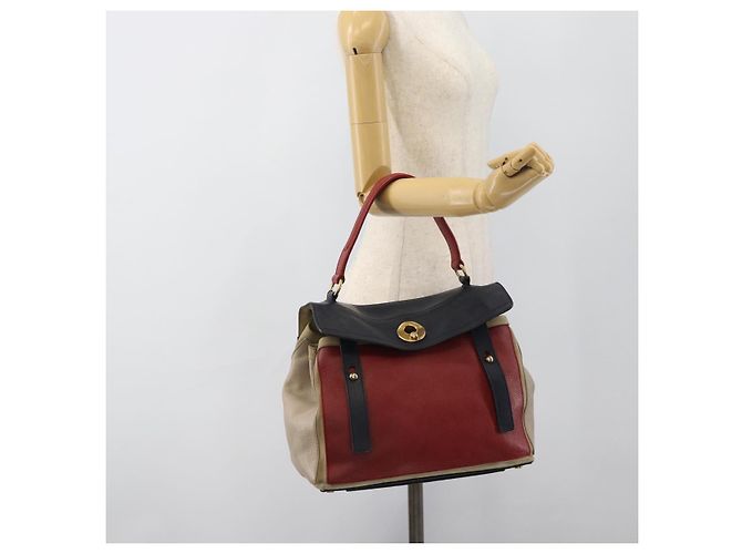 Borsa a Spalla Salvatore Ferragamo in Pelle Beige Oro Auth 187550A D'oro - vista 25