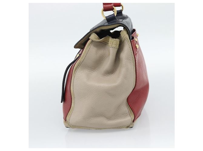 Borsa a Spalla Salvatore Ferragamo in Pelle Beige Oro Auth 187550A D'oro - vista 4