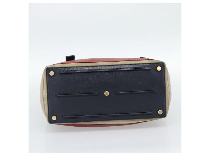Borsa a Spalla Salvatore Ferragamo in Pelle Beige Oro Auth 187550A D'oro - vista 5