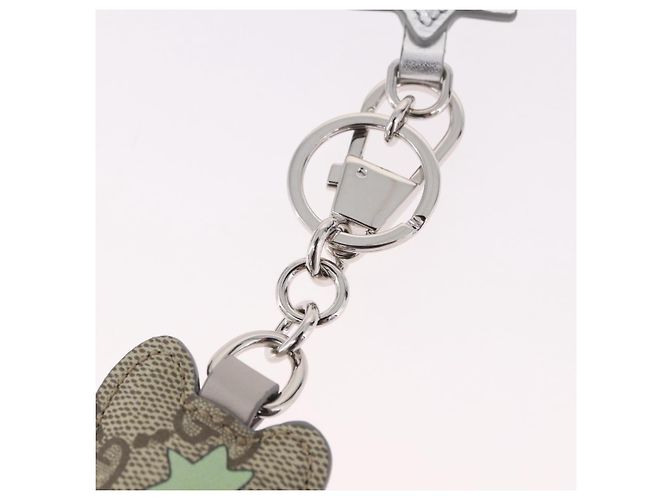 GUCCI GG Supreme Yuko Higuchi Boris Charm PVC Gray Auth 185848SM Marrone - vista 9
