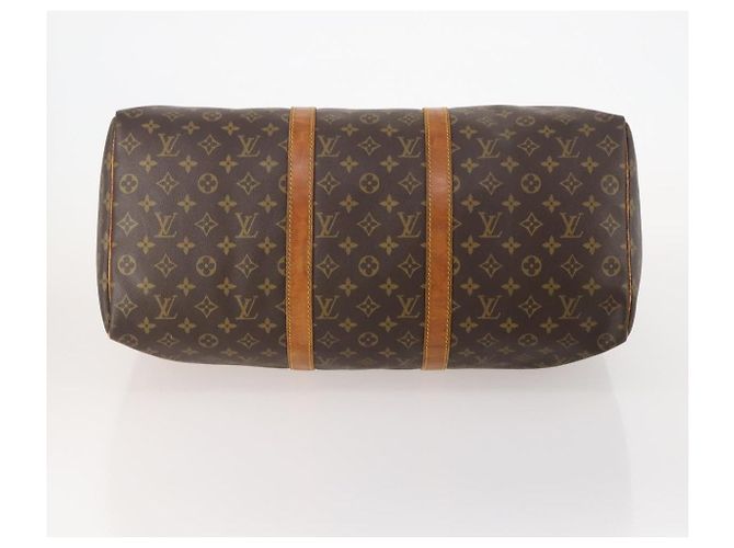 LOUIS VUITTON Borsa Boston Monogram Keepall 50 M41426 LV Auth 185731 Monogramma - vista 5