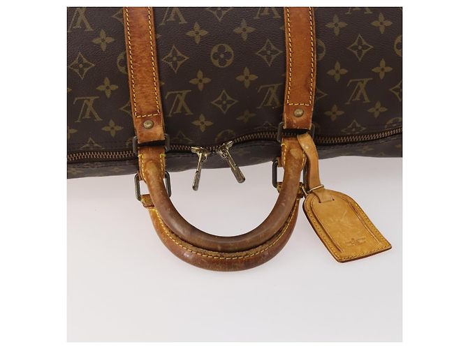 LOUIS VUITTON Borsa Boston Monogram Keepall 50 M41426 LV Auth 185731 Monogramma - vista 7
