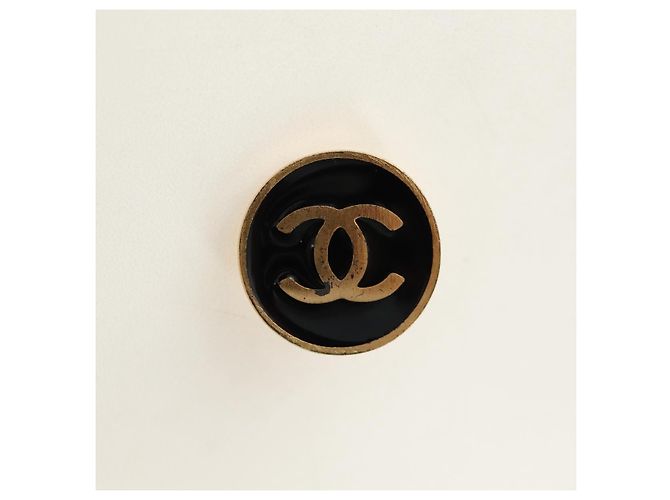 Orecchini CHANEL metallo Gold Tone CC Auth 180939M - vista 8