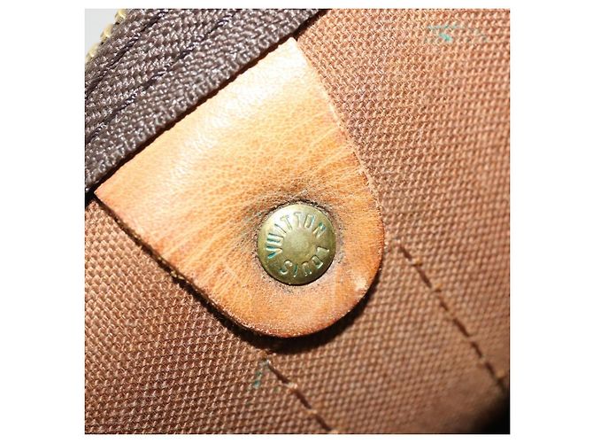 LOUIS VUITTON Monogram Keepall Bandouliere 55 Borsa Boston M41414 LV Auth 183970 Monogramma - vista 11