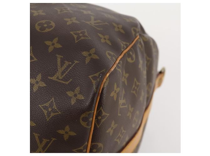 LOUIS VUITTON Monogram Keepall Bandouliere 55 Borsa Boston M41414 LV Auth 183970 Monogramma - vista 15