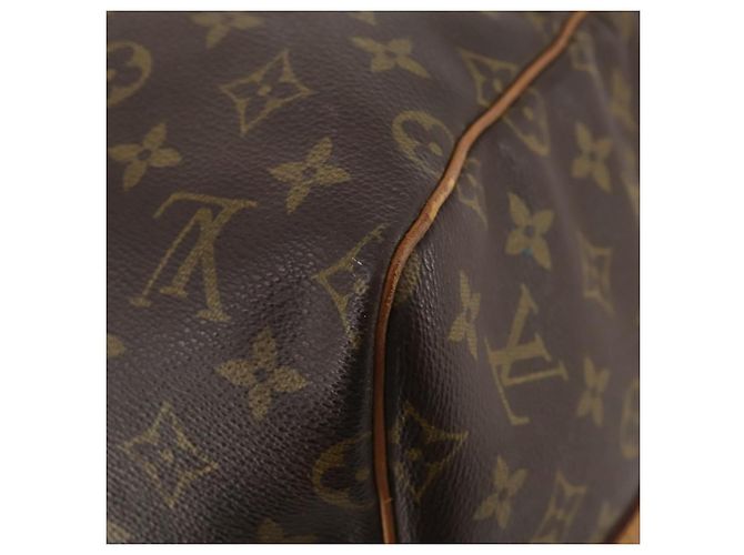 LOUIS VUITTON Monogram Keepall Bandouliere 55 Borsa Boston M41414 LV Auth 183970 Monogramma - vista 17