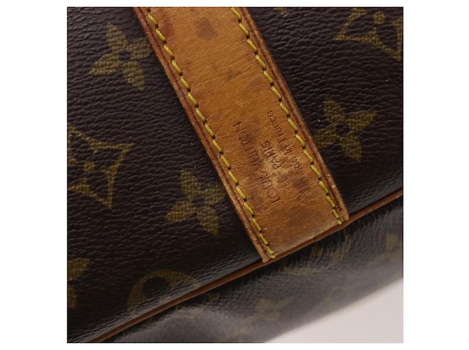 LOUIS VUITTON Monogram Keepall Bandouliere 55 Borsa Boston M41414 LV Auth 183970 Monogramma - vista 19