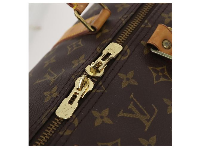 LOUIS VUITTON Monogram Keepall Bandouliere 55 Borsa Boston M41414 LV Auth 183970 Monogramma - vista 20
