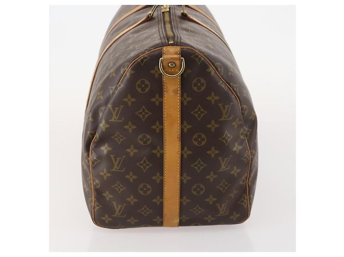 LOUIS VUITTON Monogram Keepall Bandouliere 55 Borsa Boston M41414 LV Auth 183970 Monogramma - vista 3