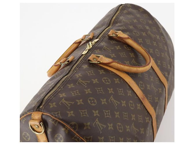 LOUIS VUITTON Monogram Keepall Bandouliere 55 Borsa Boston M41414 LV Auth 183970 Monogramma - vista 6