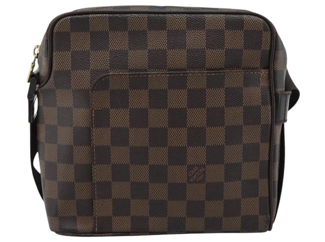 LOUIS VUITTON Borsa a Spalla Olaf PM Damier Ebene N41442 LV Auth ka4840 - vista 13