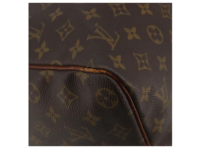 LOUIS VUITTON Monogram Keepall 50 Boston Bag M41426 LV Auth 183845 Monogramma - vista 16