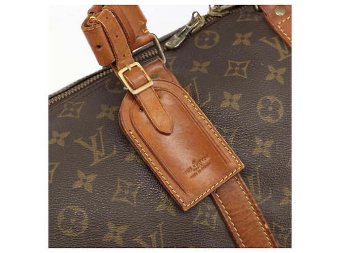 LOUIS VUITTON Monogram Keepall 50 Boston Bag M41426 LV Auth 183845 Monogramma - vista 19