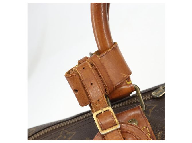 LOUIS VUITTON Monogram Keepall 50 Boston Bag M41426 LV Auth 183845 Monogramma - vista 20