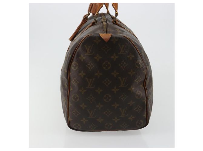 LOUIS VUITTON Monogram Keepall 50 Boston Bag M41426 LV Auth 183845 Monogramma - vista 4