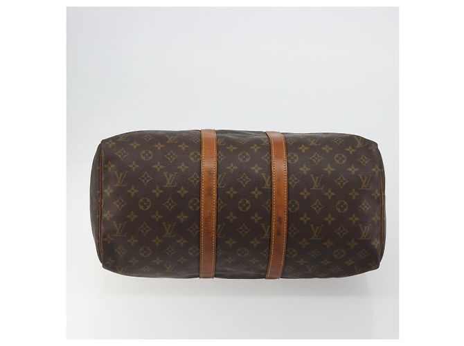 LOUIS VUITTON Monogram Keepall 50 Boston Bag M41426 LV Auth 183845 Monogramma - vista 5