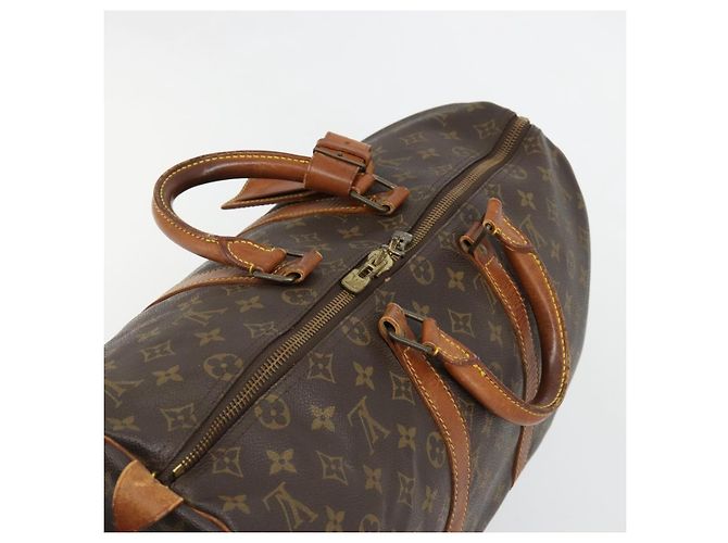 LOUIS VUITTON Monogram Keepall 50 Boston Bag M41426 LV Auth 183845 Monogramma - vista 6