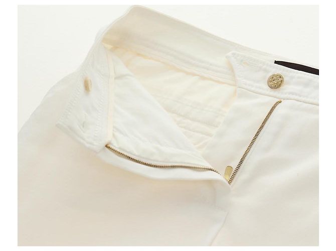 Pantalones LOUIS VUITTON Algodón Blanco LV Auth 179552M - vista 10