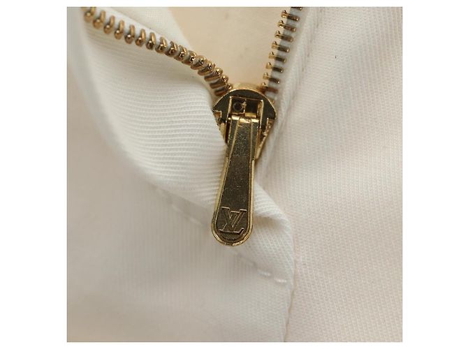 Pantalones LOUIS VUITTON Algodón Blanco LV Auth 179552M - vista 11