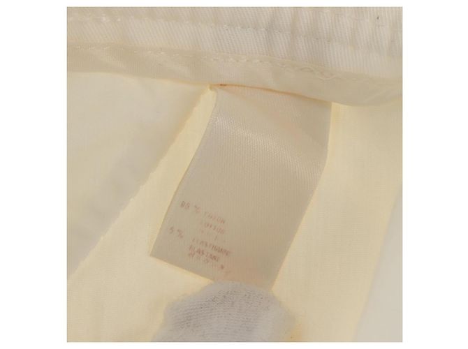 Pantalones LOUIS VUITTON Algodón Blanco LV Auth 179552M - vista 13