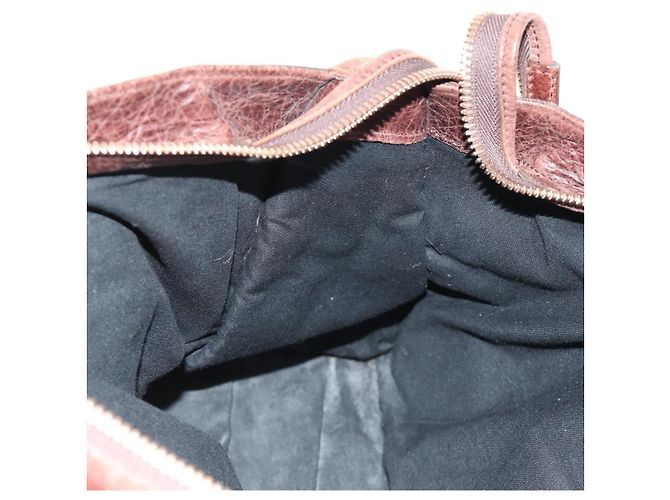 BALENCIAGA Borsa Giant Part-Time in pelle 2way Marrone Oro 173082 Auth 185300SM - vista 25