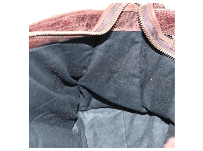 BALENCIAGA Borsa Giant Part-Time in pelle 2way Marrone Oro 173082 Auth 185300SM - vista 26