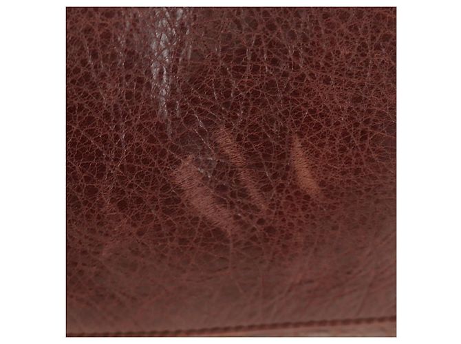 BALENCIAGA Borsa Giant Part-Time in pelle 2way Marrone Oro 173082 Auth 185300SM - vista 6