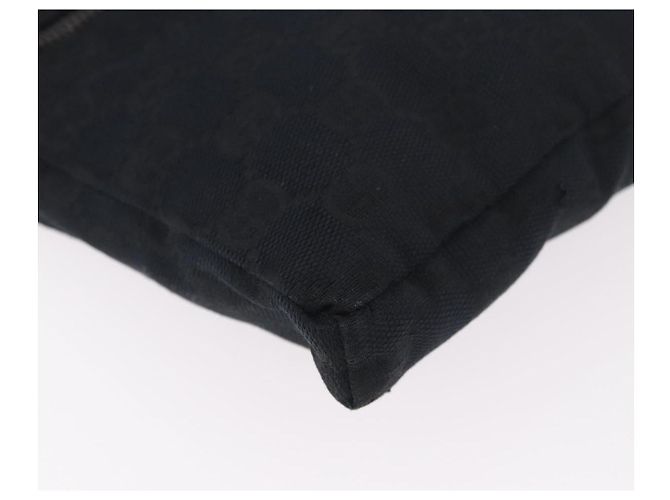 Marsupio GUCCI GG Canvas Nero Argento 28566 Auth 185976 - vista 15