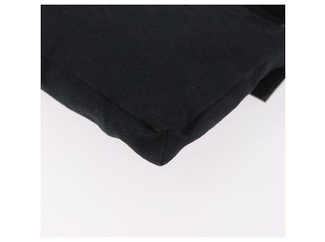 Marsupio GUCCI GG Canvas Nero Argento 28566 Auth 185976 - vista 16