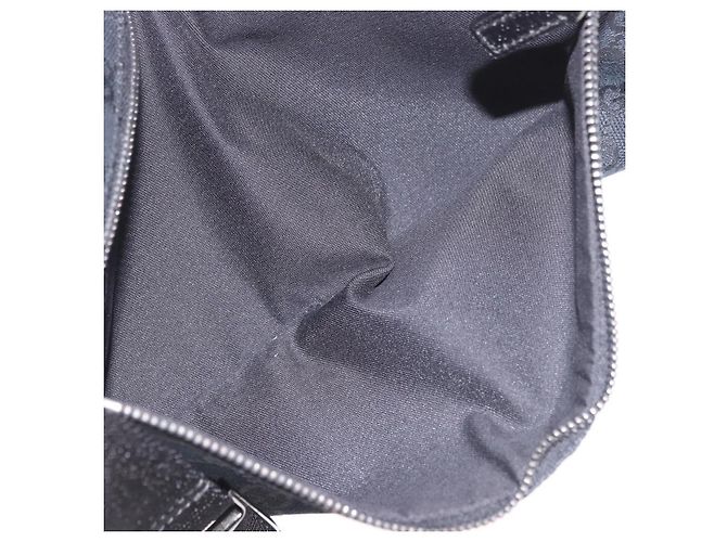 Marsupio GUCCI GG Canvas Nero Argento 28566 Auth 185976 - vista 23