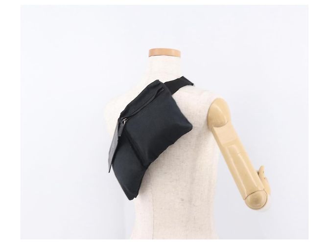 Marsupio GUCCI GG Canvas Nero Argento 28566 Auth 185976 - vista 24