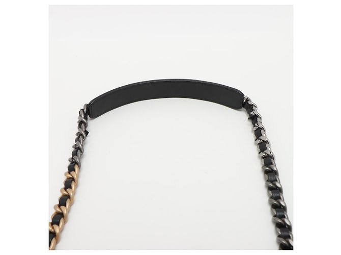 CHANEL 19 Medium gesteppte Lammleder Handtasche Schwarz - Ansicht 8