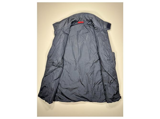 Prada Puffer-Weste für Herren in Navy Blau Dunkelblau - Ansicht 5